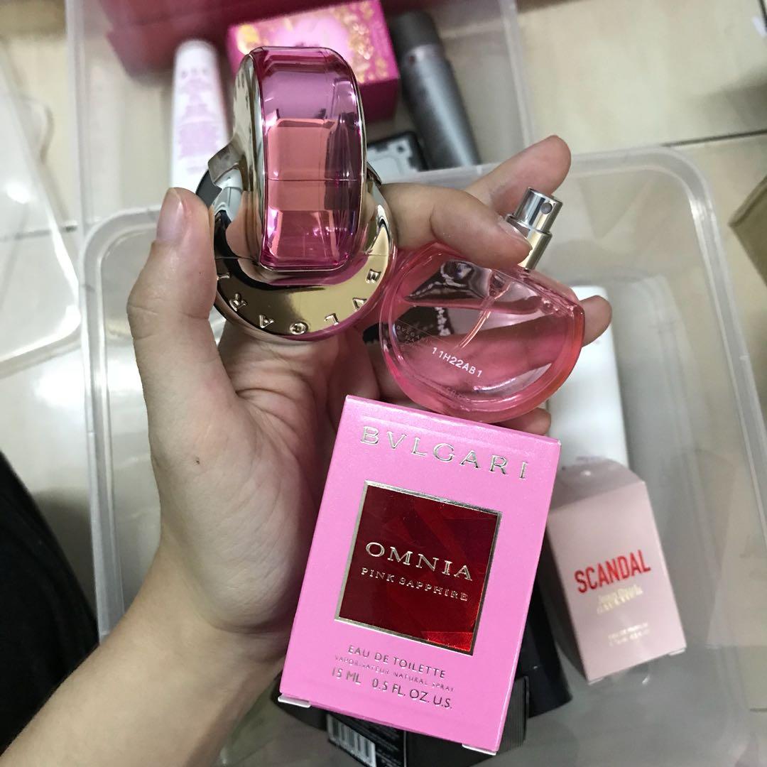 MCO SALE Bvlgari Omnia Pink Sapphire 15ml Beauty Personal Care