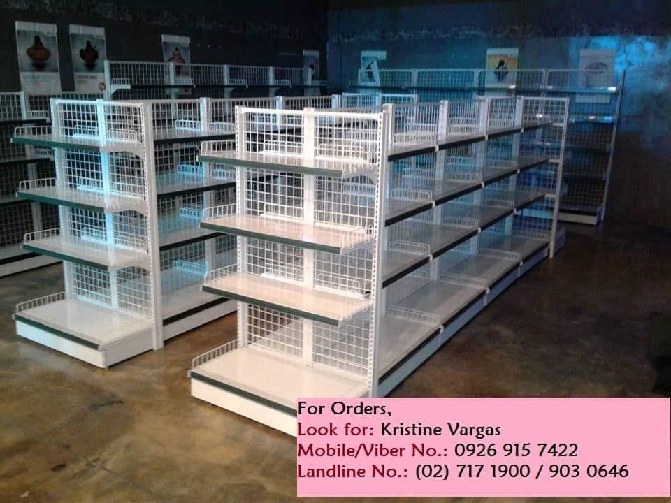 Mesh type gondola rack made in korea display rack, Furniture & Home ...