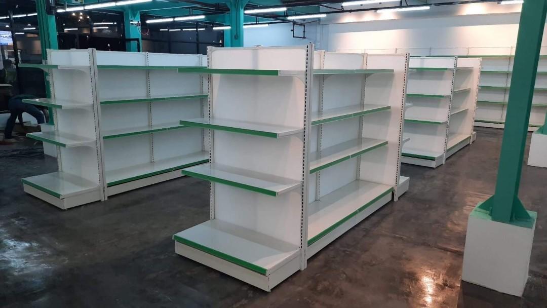 Mesh type gondola rack made in korea display rack, Furniture & Home ...
