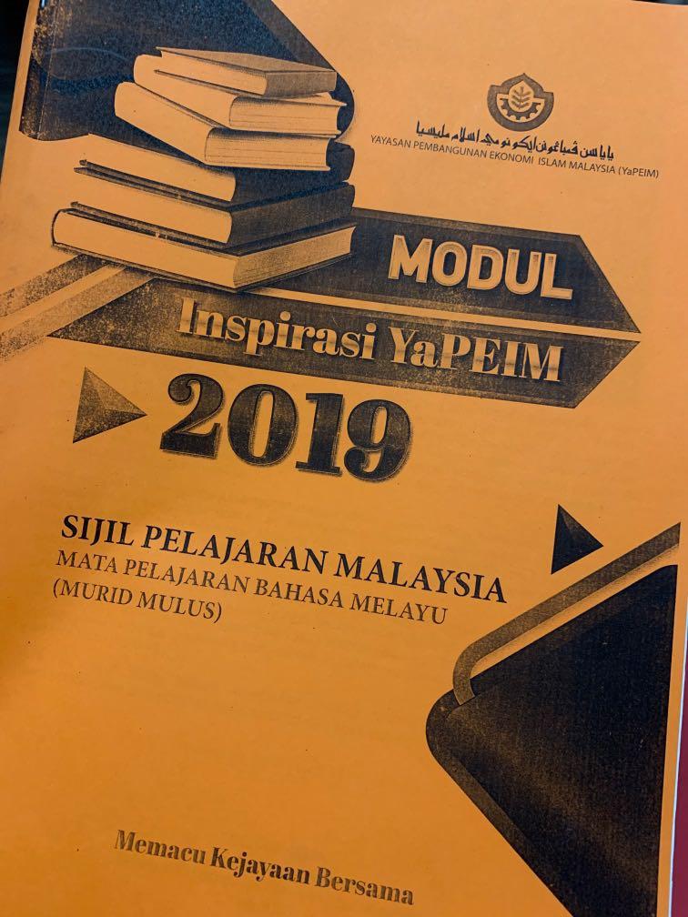 Modul Bahasa Melayu Spm Inspirasi Yapeim Kertas 1 2 Textbooks On Carousell