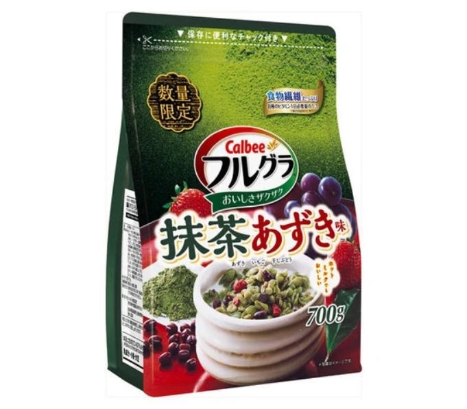 MOST POPULAR in JAPAN | Calbee Full Granola Matcha Azuki Cereal, Food ...