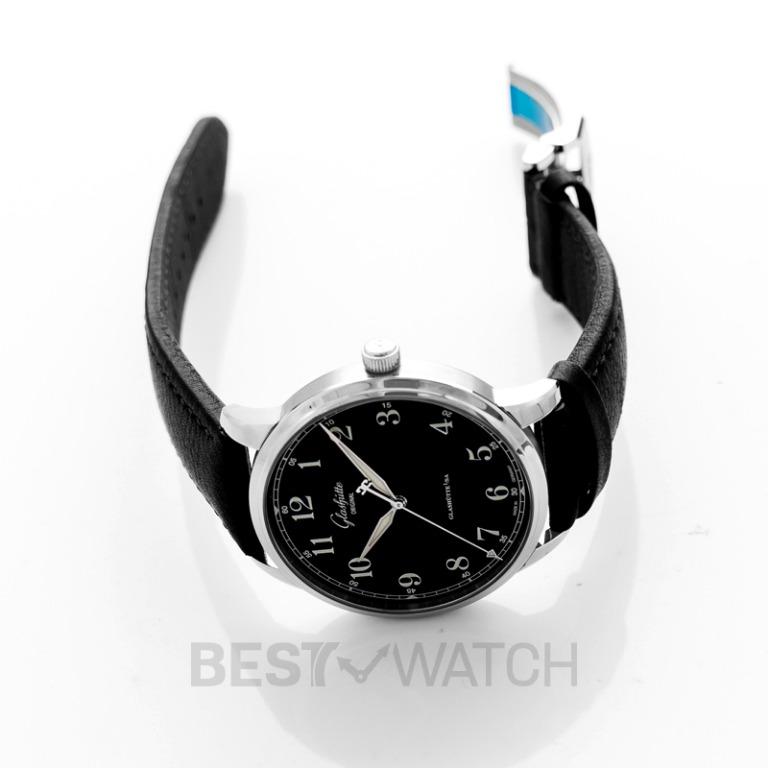 New Glashutte Original Senator Automatic Black Dial Ladies Watch