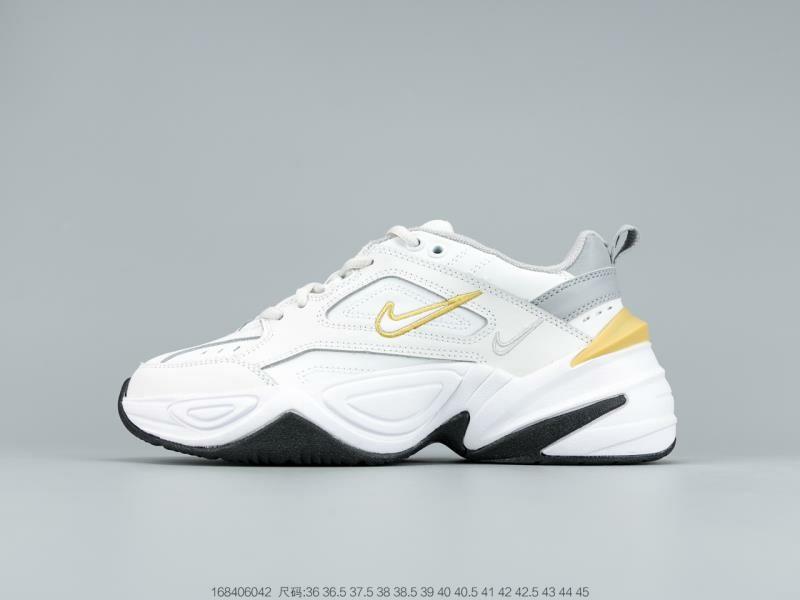 nike m2k tekno white gold