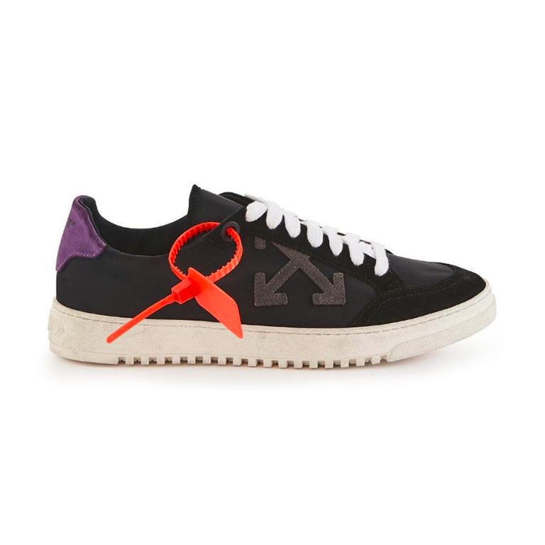 Off White 2.0 Low Top Black Violet Sneakers Men s Fashion