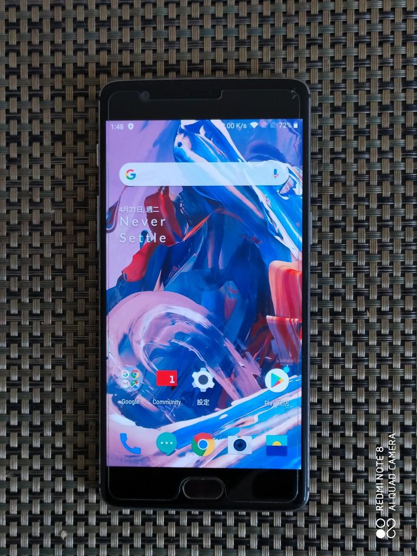 Oneplus 3 銀灰色6 64gb 跟原厰快充新淨 電子產品 手提電話 Carousell