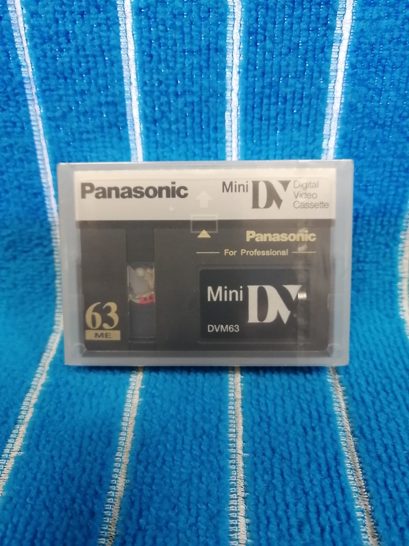 Panasonic mini dv tape, Photography, Video Cameras on Carousell