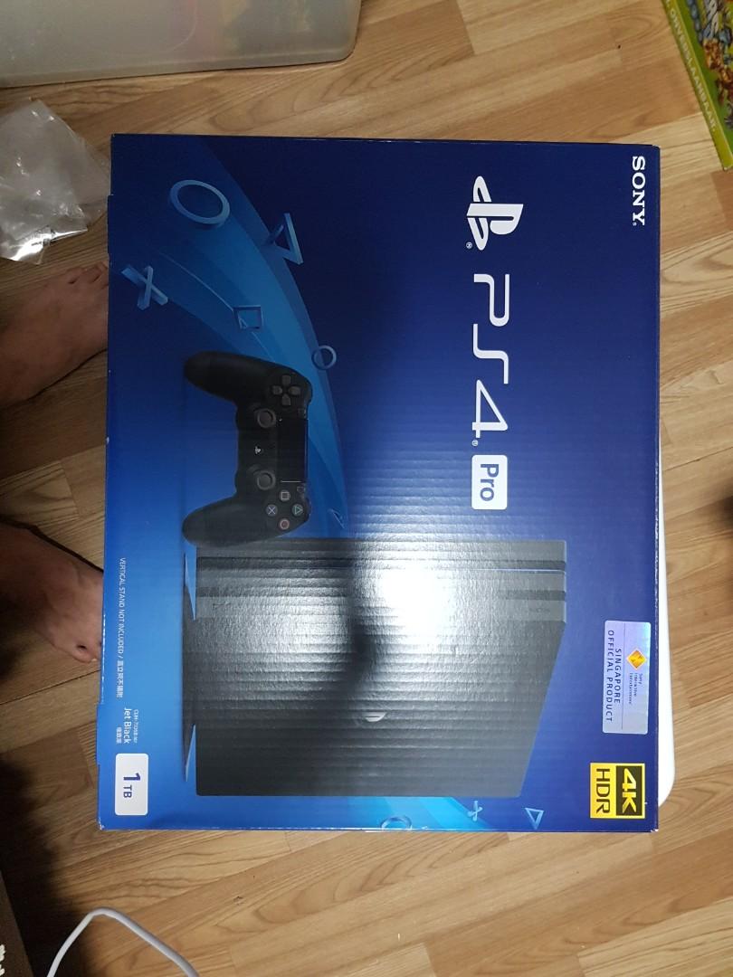 ps4 pro empty box