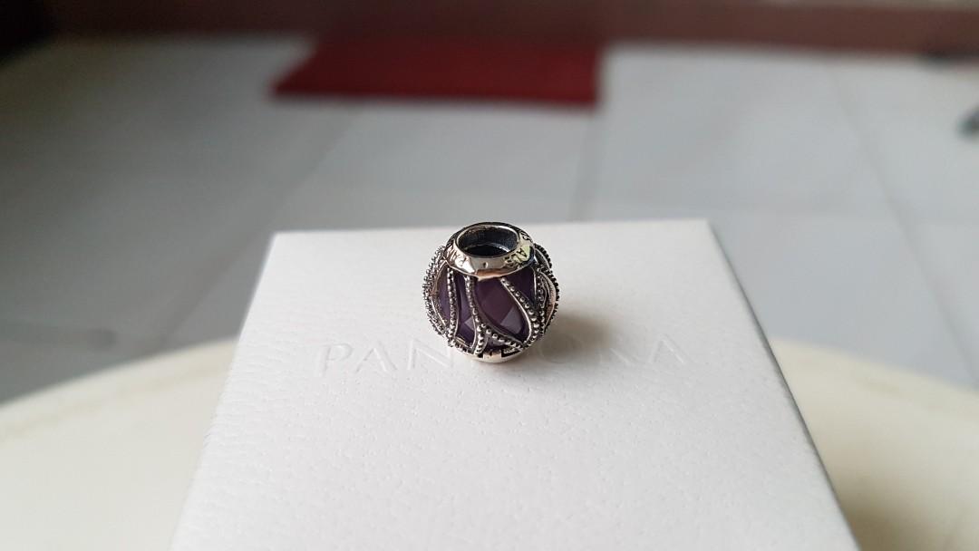 Pandora purple intertwining radiance charm online