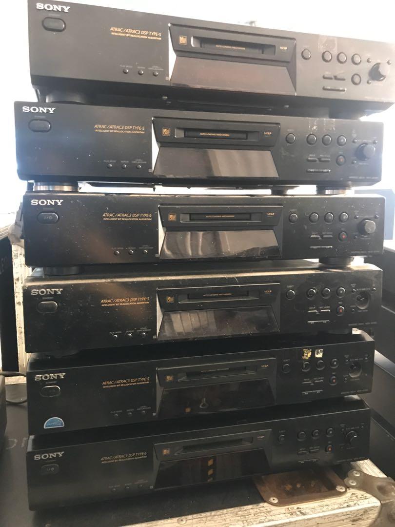 Sony minidisc deck MDSJE480, 音響器材, 音樂播放裝置 MP3及CD Player Carousell