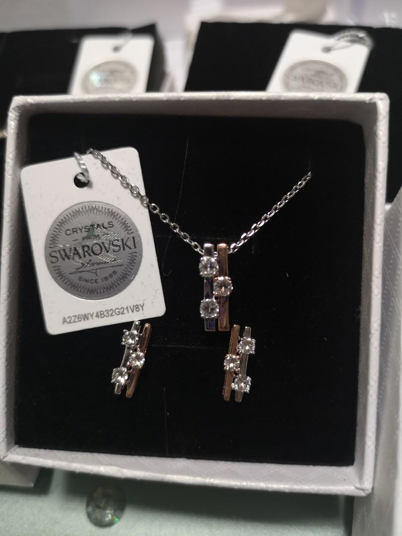 SWAROVSKI 品牌Her Jewellery, 名牌, 飾物及配件- Carousell