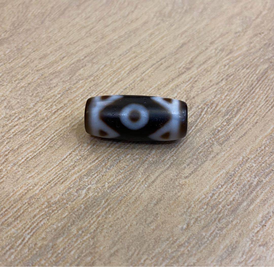 Three eyed old Tibet Dzi bead 金刚三眼西藏火供老天珠, Women's 