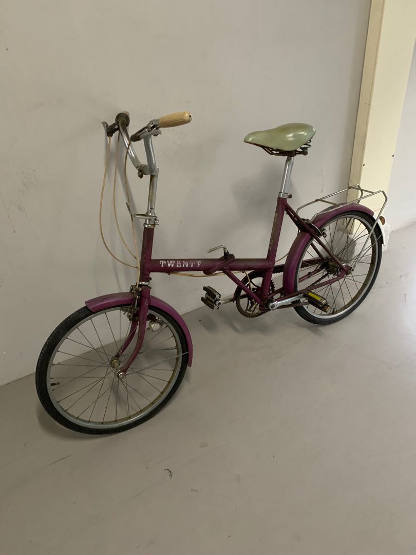 raleigh folding bike vintage