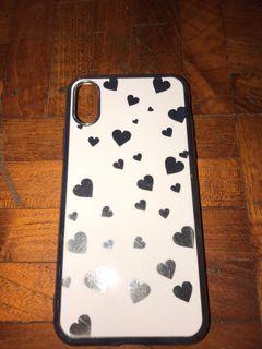 White Heart Case iPhone X/XS