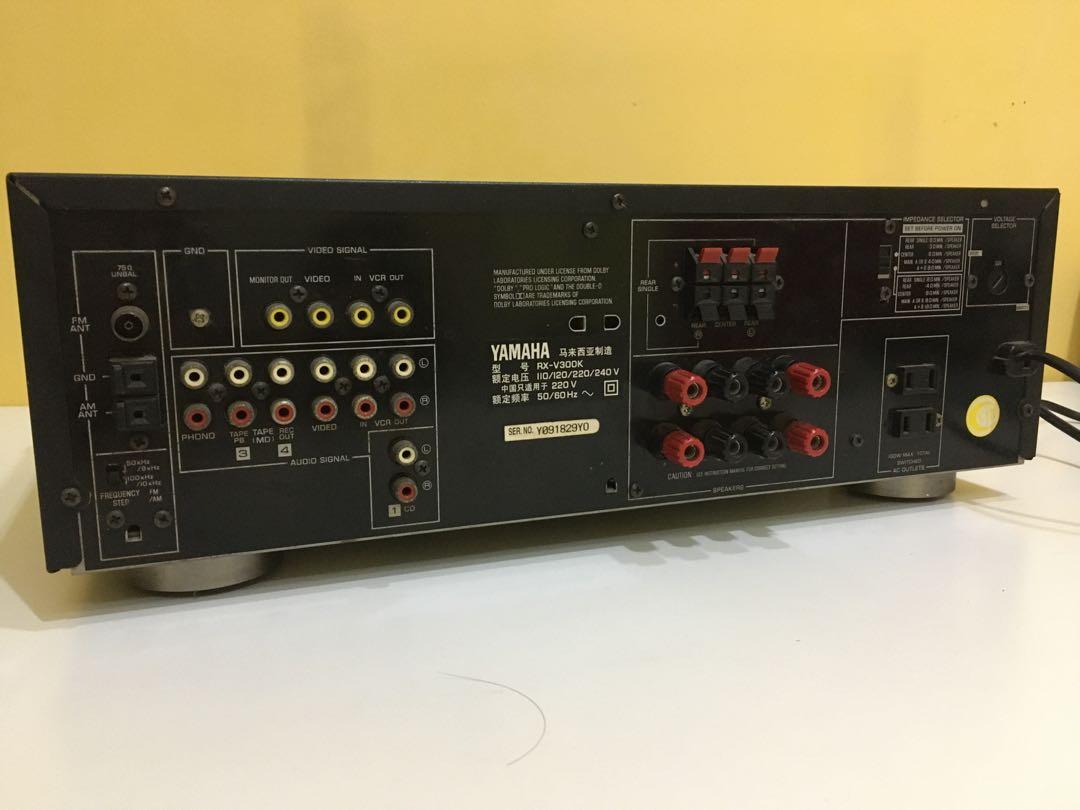 YAMAHA Karaoke AV Receiver RXV300K, Elektronik, Audio di Carousell