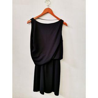 Zara Midi Dress Black size M preloved original