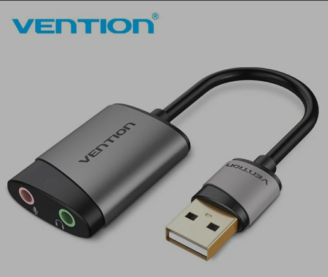 ￼

￼

Vention USB External Sound Card 3.5mm Adapter USB to Microphone Speaker Audio