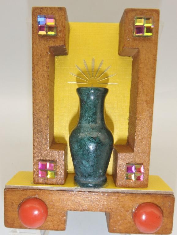 天然水草瑪瑙花瓶w Wooden Stand 手作 自家設計 手作產品 飾物 Carousell