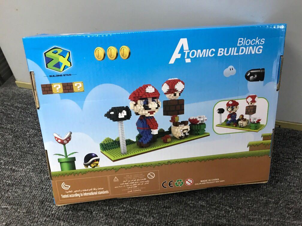 Atomic building blocks lego top