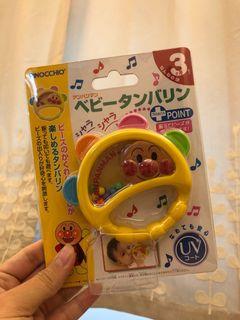 日本 面包超人bb玩具 小搖鼓