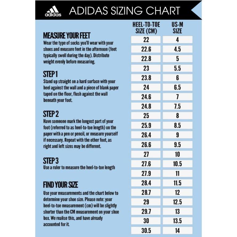 Adidas powerlift size guide discount