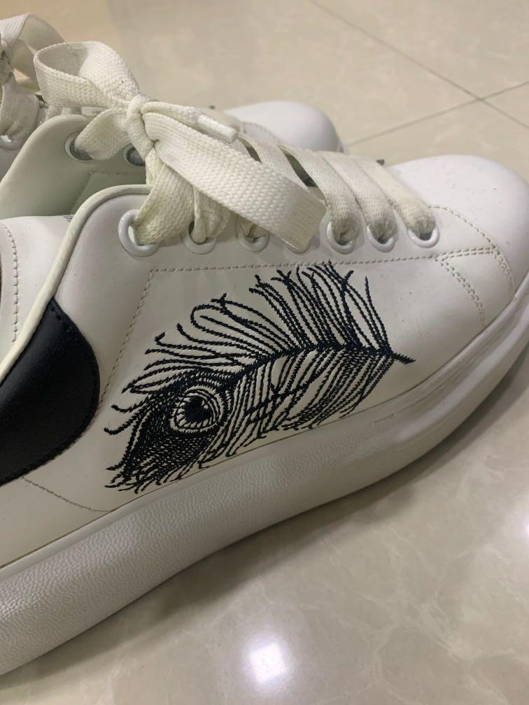 Alexander mcqueen feather hotsell sneakers