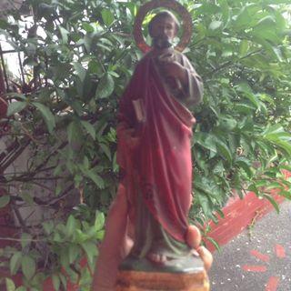 Antique St.Joseph Religious Figure Sculpture