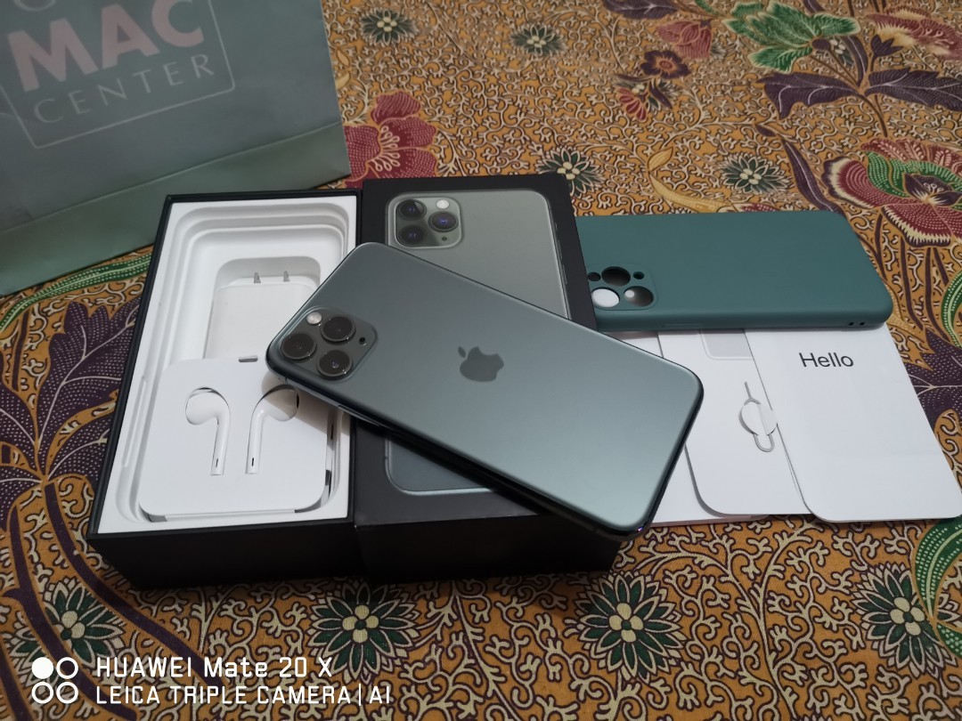 Apple Iphone 11 Pro 64gb Smart Locked Complete Midnight Green