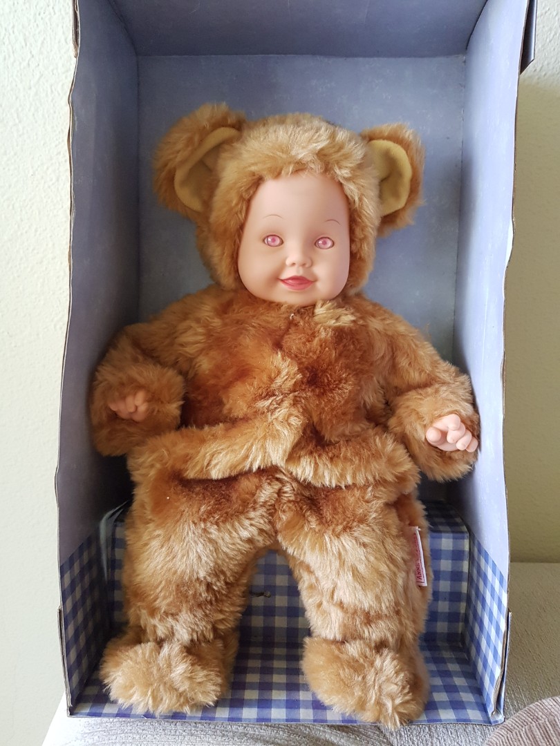 Baby Doll In Teddy Bear Suit Hobbies Toys Toys Games On Carousell