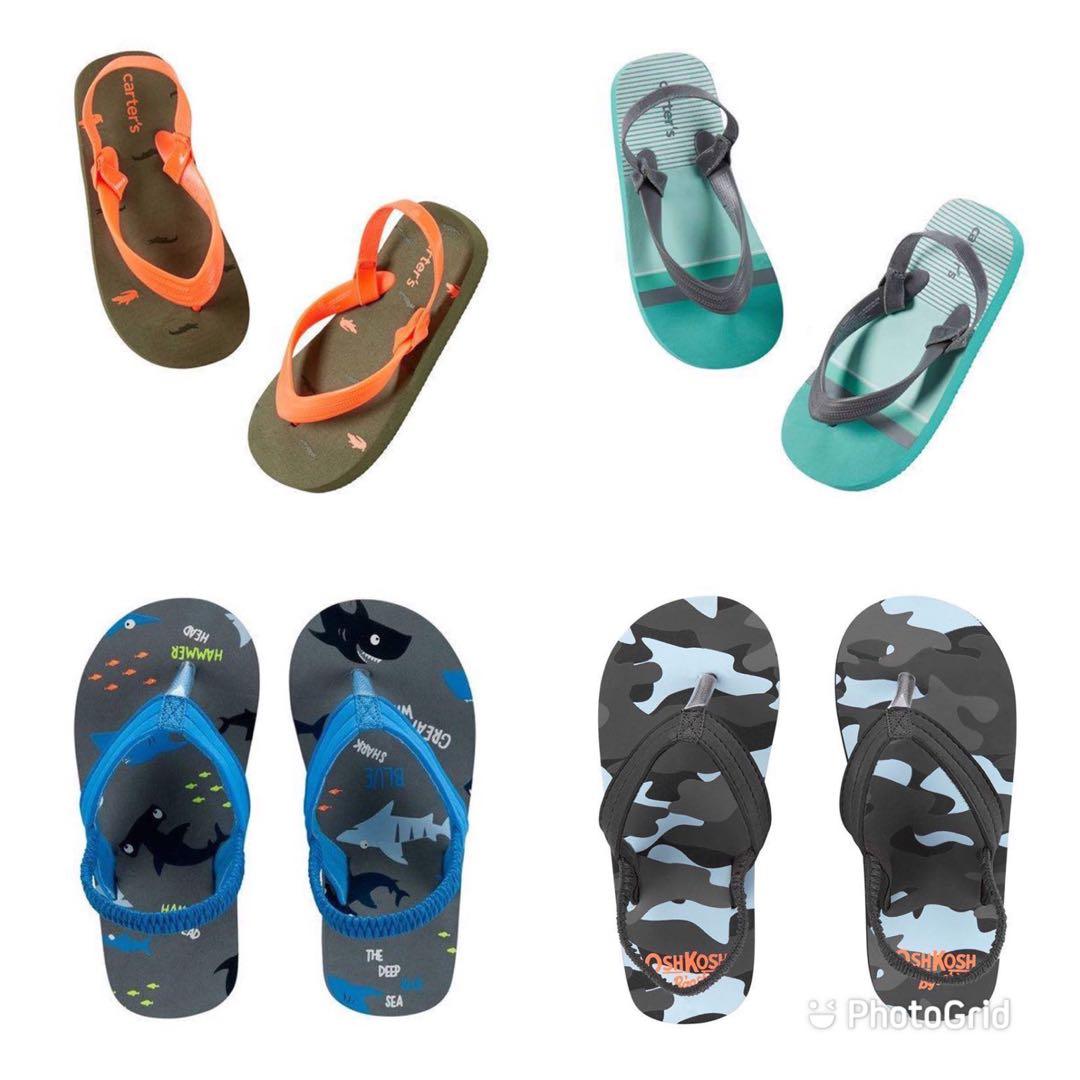 carter's shark slippers