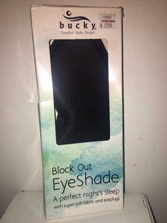 Brand new Bucky block out eye shade with earplugs