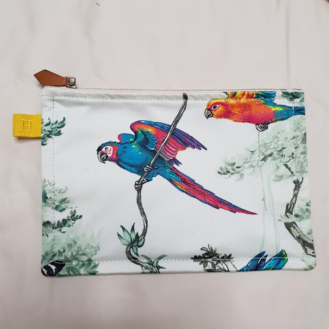 Hermes silk pouch best sale
