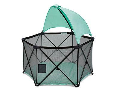 Bubstar pop up store travel playpen