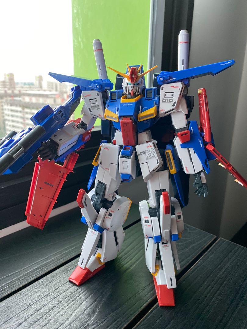 Built Mg Gundam Zz Ver Ka With Glossy Top Coat Toys Games Bricks Figurines On Carousell