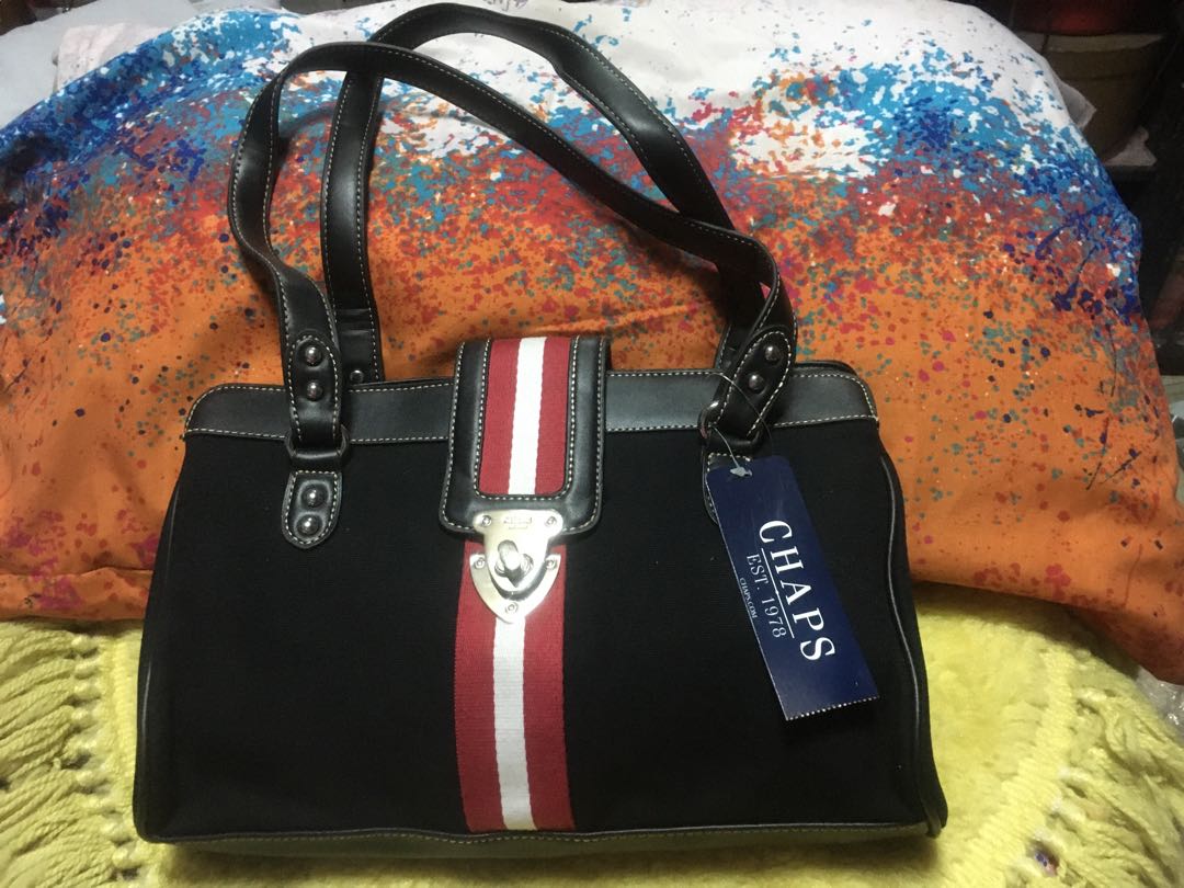 chaps leather bag