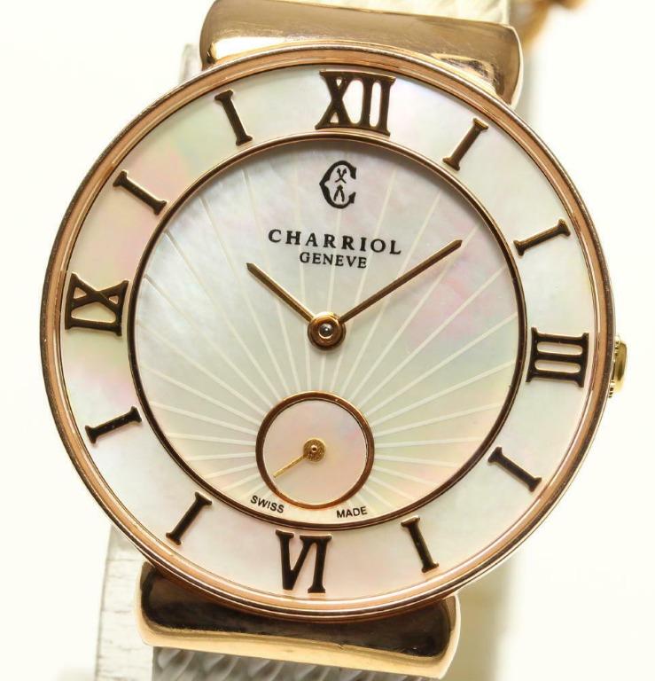 CHARRIOL Saint Tropez ST30.1 Small seconds White shell Dial Quartz ...