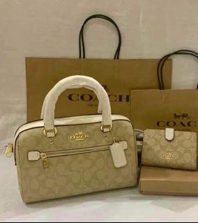 Coach bag and wallet bundle