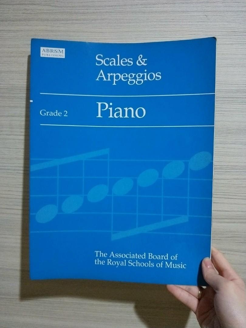 Grade 2 Piano Scales Apreggios Abrsm Publishing Slightly