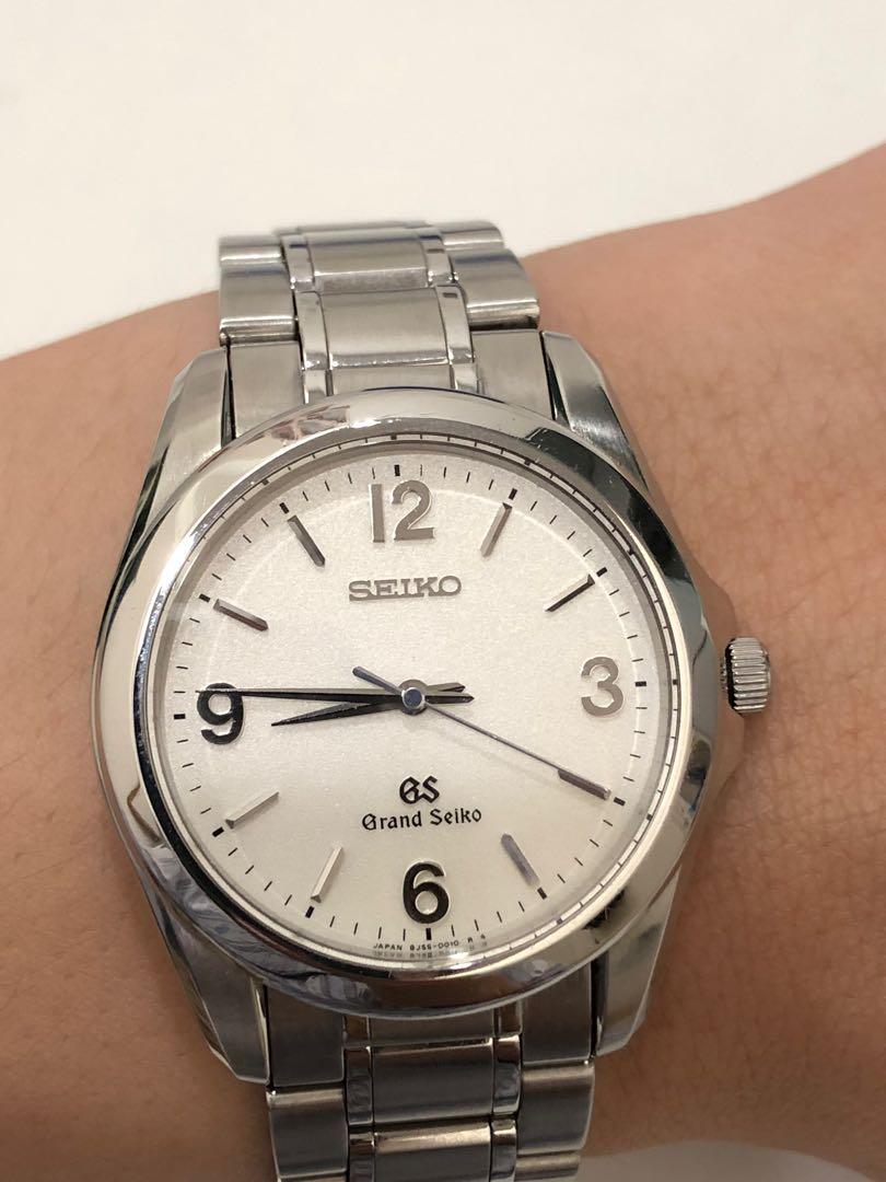 Grand Seiko SBGF009 8J55-0010 石英淨表, 名牌, 手錶- Carousell