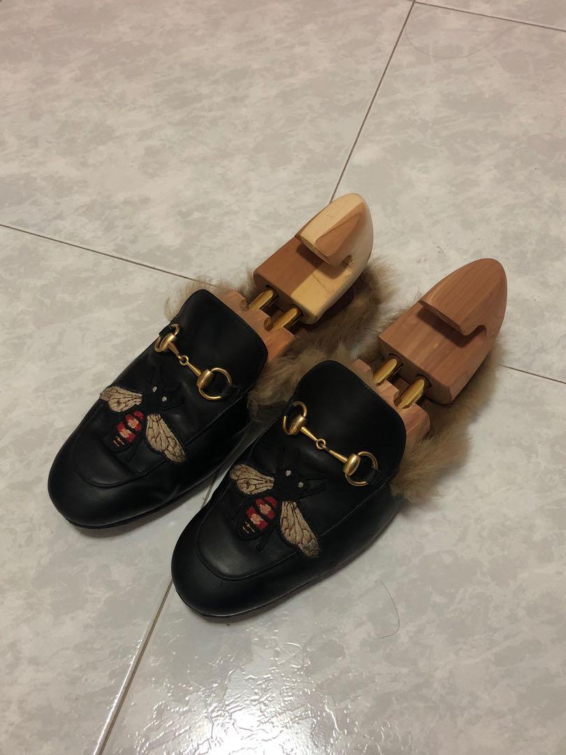 Gucci Princetown Bee Embroidery Motif 