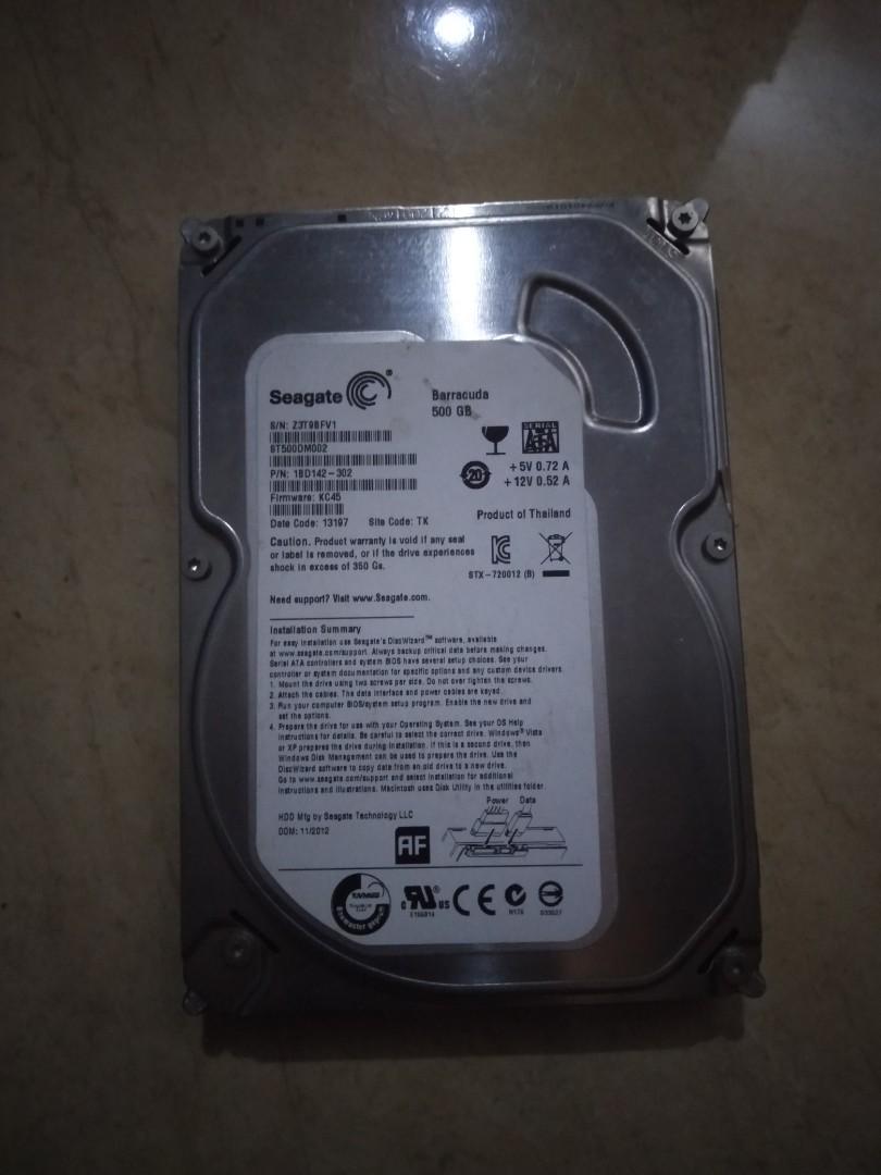 Harddisk Hardisk Seagate Baracuda Internal Pc 3 5 Inch