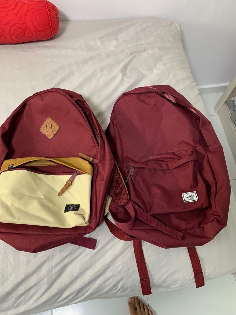 Herschel and parkland backpacks bundle Women s Fashion Bags
