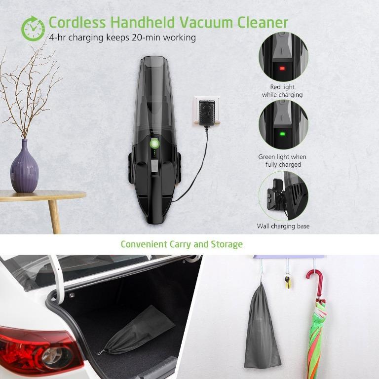 [HM164A] Holife Handheld Vacuum Cleaner Dry and Wet, TV & Home Appliances, Vacuum Cleaner