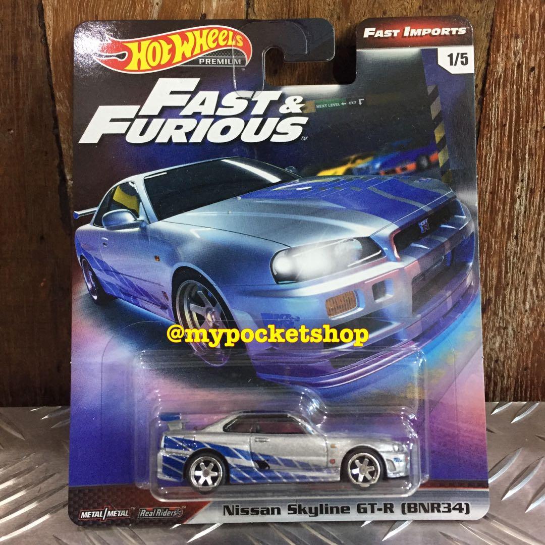 Sold Hot Wheels Nissan Skyline Gtr R34 Real Riders Hotwheels Premium Fast And Furious Oil Splash On Car Door Toys Games Others On Carousell