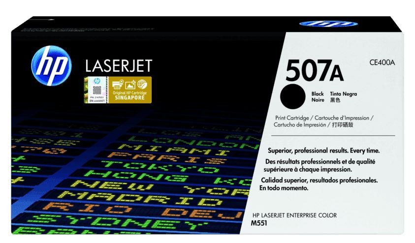Original HP 507A HP507A Black LaserJet Toner Cartridge CE400A (Ready  Stock), Computers  Tech, Printers, Scanners  Copiers on Carousell