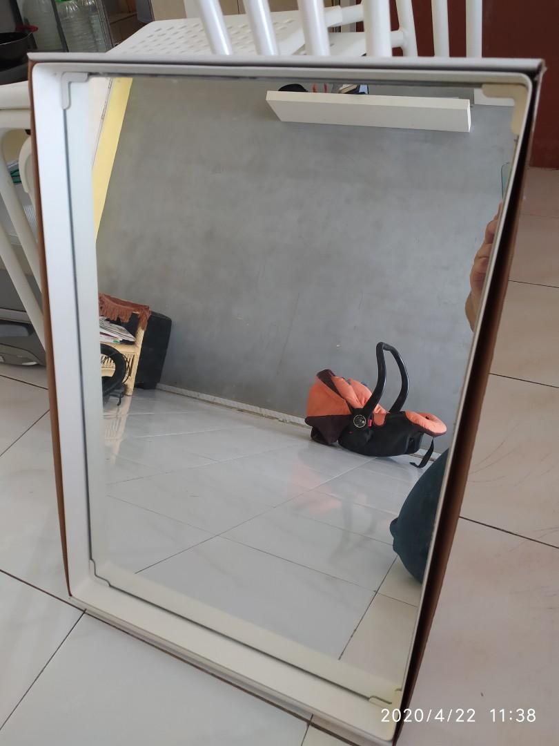 Ikea Enudden Mirror Cermin Dinding Home Furniture Home Decor On Carousell