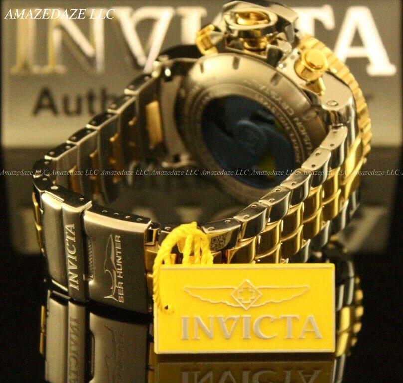 INVICTA 70MM 31429 Men Gen2 TwoTone 18K Sea Hunter Swiss Z60 Chrono
