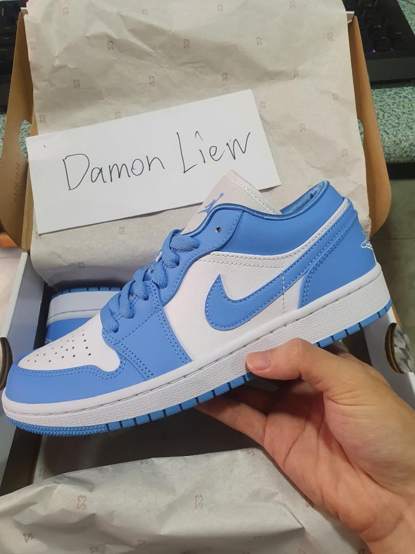 jordan 1 low unc women's