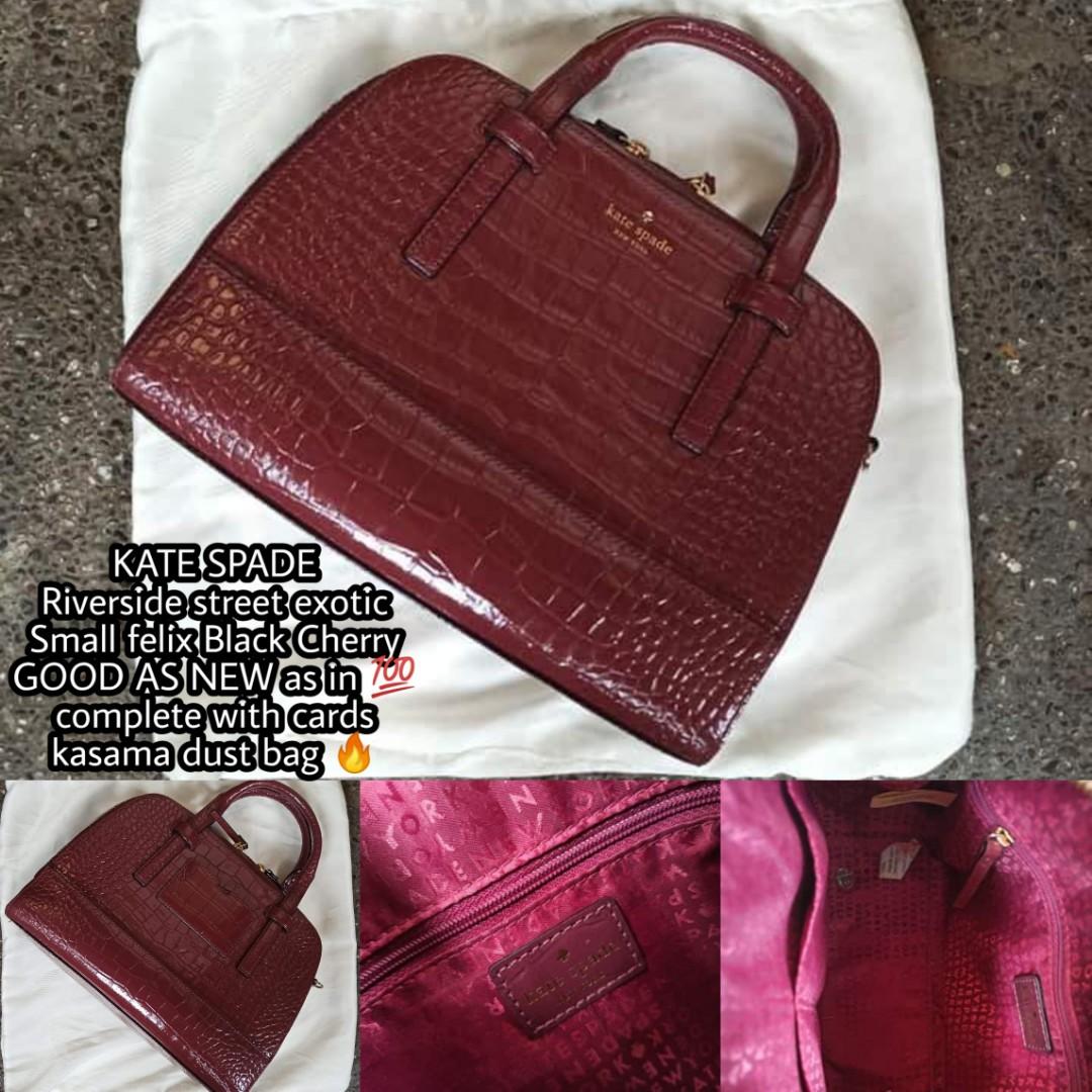 black cherry handbags