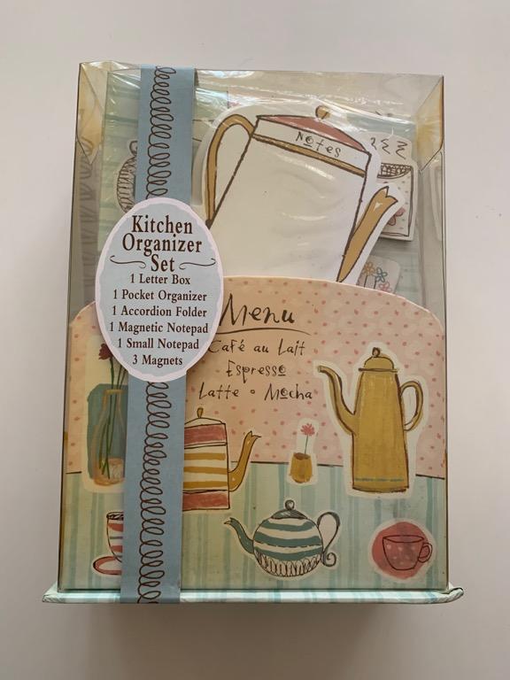 kitchen organiser set (Category: Soil & Fertilisers) located in Mandaluyong City. Submitted by jeunefille168 (Listing ID 1002110801, Image 1). Description: brand new sealed (never used) kitchen organizer set includes: - 1 letter box - 1 pocket organizer - 1 accordion folder - 1 magnetic notepad - 1 small notepad - 3 magnets shipping for the account of the buyer payment options: bpi, bdo or gcash no reservations allowed.
