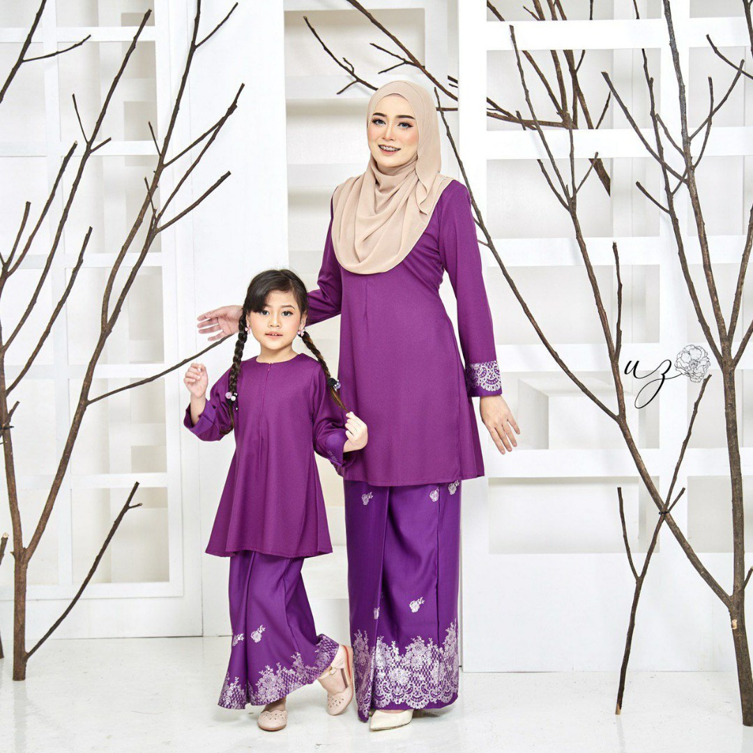 Kurung Riau Mek Siti Set Ibu Anak Women S Fashion Clothes Others On Carousell